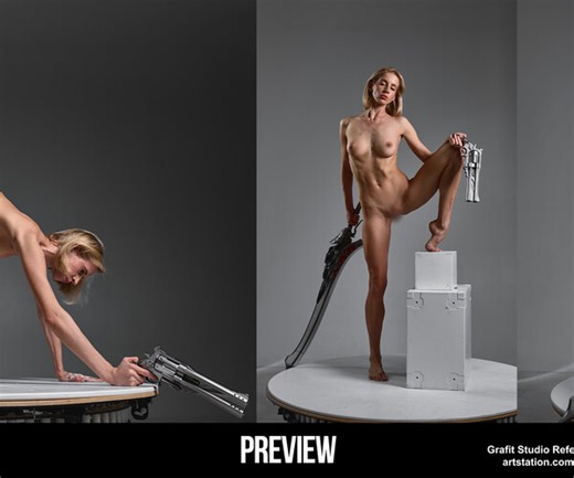 ArtStation - 1100  Blade Dance: Female Combat Poses | Resources