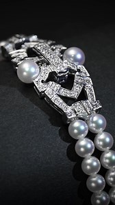 Reimagined for today, inspired by history. MIKIMOTO presents a pearl bracelet and timepiece that echo the Art Deco elegance of 1936. #MIKIMOTO | MIKIMOTO