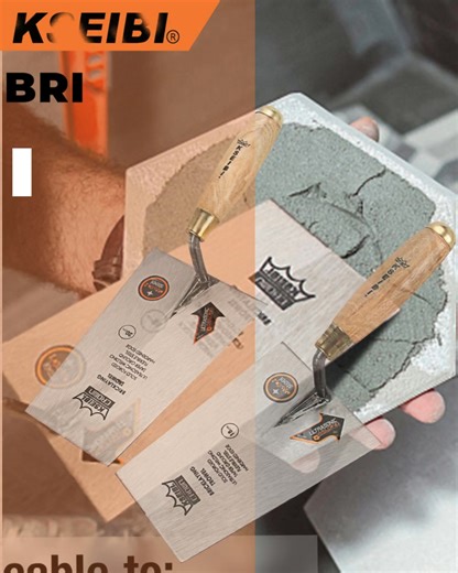 Bricklaying Trowel from #KSEIBI 🧱🔨 Precision & durability for perfect masonry! ✅ Ergonomic handle for easy grip ✅ Strong, long-lasting blade ✅ Smooth mortar application A must-have tool for every pro bricklayer! 👷‍♂️ #KSEIBI #Bricklaying #MasonryTools #ConstructionGear #ProTools | Kseibi Tools