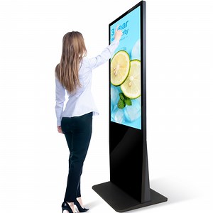 [Hot Item] Support Remote Control Vertical Display LCD Interactive Digital Signage Advertising Media Player Video Floor Stand Totem