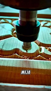 Pengukiran kayu dengan mesin canggih otomatis #reels | Uun Un Un