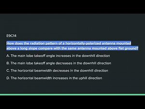 2024 Amateur Radio Extra Class Study Sub-Element E9