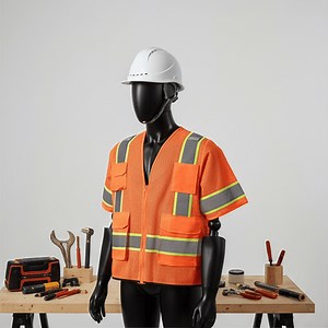 [Hot Item] Luminous Polyester Night Cycling Vest with Chemical Fiber Reflective Strip