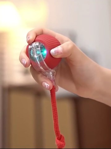 Interactive Cat Toy Ball 2025, Smart Automatic Rolling Ball for Indoor Cats, Fast Moving Mouse Cord Design, Self-Rolling Cat Toy on Carpet, Fun Gift for Kittens & Cats (Green)