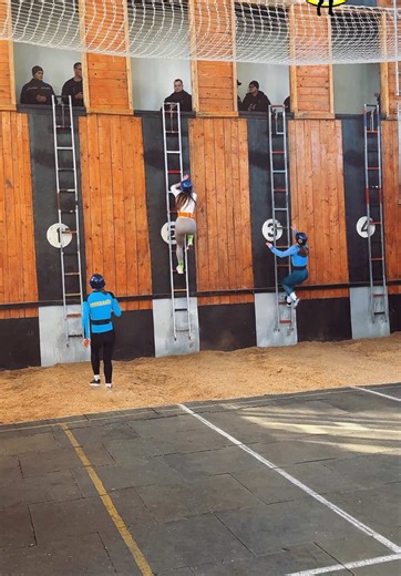 Firefighter Competition Techniques with Assault Ladders