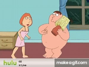 Family Guy - Lois Jumps Peter on Make a GIF