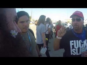 2 STRAIGHT MINUTES OF HATE SPEECH at Trump rally Phoenix, AZ