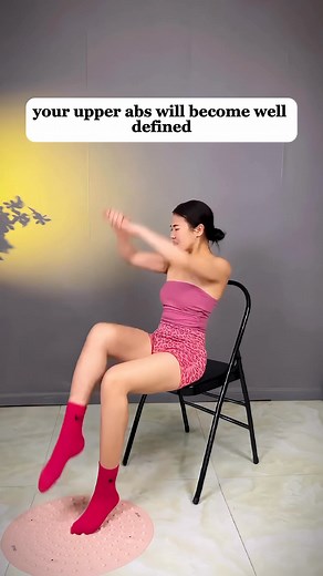 Home Chair Workout—Four Easy Steps for Better Posture #homeworkoutpeach #womensfitness #sports #facebook #exercise #girls #homeworkout #abs #workout | Whitney Taylor