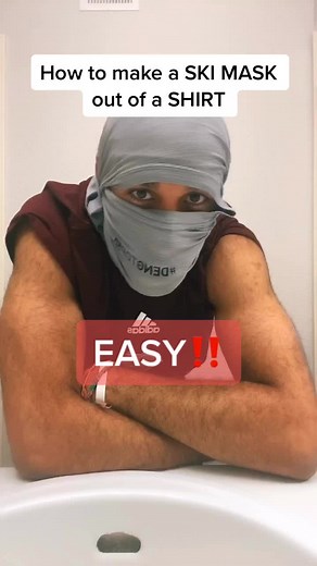 DIY Ski Mask Tutorial Using a Shirt - Easy Step-by-Step Guide