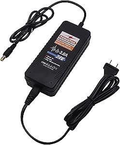 24V 2A AC/DC Lead-Acid Battery Charger for 24V Lead-Acid Battery Pack with DC5.5 * 2.5mm Plug Fast Charging