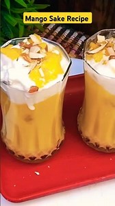 Summer refreshing Mango sake recipe#mangosake #refreshingdrinks #summerspecialdrinks #cucumberdrink