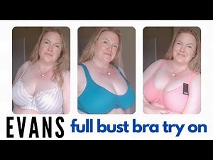 Plus size full bust try on haul from Evans / I am trying 42 DDD with and without padding.