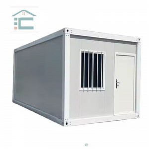 [Hot Item] Temporary Detachable Flat-Roof Container House Hot Sells Durable Disaster Relief Houses