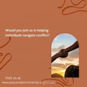 Today is Giving Tuesday! Your donation helps Peacemaker Ministries navigate conflict biblically with individuals like Mark. About the reconciliation process, Mark said, "We can't help but be affected by the process through Scripture as we work through a conflict." | Peacemaker Ministries