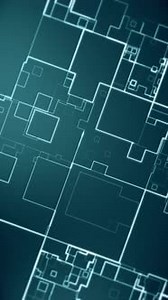 Vertical Video - Abstract Blueprint Plans Motion Background