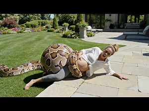 Pregnant Woman Fights Python That Captured Her Puppy, Leading to a Double Rescue!