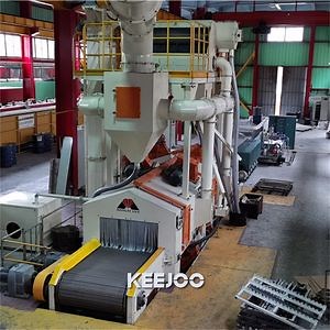 [Hot Item] Wire Mesh Belt Type Wheel Nave Shot Blasting Machine