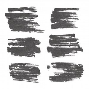 Vector textured marker banners, lines and stains. Vector illustration...