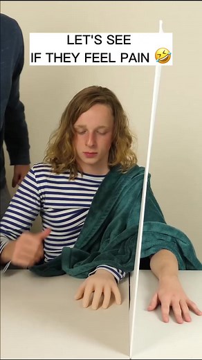 Rubber Hand Experiment! #reels #experiment #popular #viral #hand #science | The Action Lab