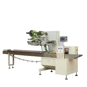 [Hot Item] Pillow Pack Horizontal Flow Wrapper Packing Machine Face Mask/Biscuit/Wafer/Cookie/Bread/Cake Full Servo Automatic Flow Wrap N95 Face Mask Packing Machinery