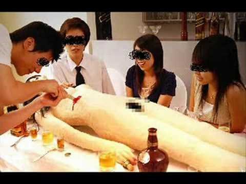 Cannibalistic Restaurant (JAPAN): Confuse your inner psychopath by making a reservation at Cannibalistic Sushi Today! And Order an Edible Lifelike Body