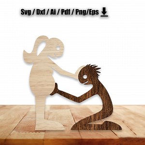 Puzzle femme enceinte : plans jouets Montessori découpés au laser (SVG, DXF, CDR) - Etsy France