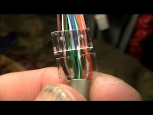 Ideal® CAT6 RJ45 connectors and ethernet cross over cable
