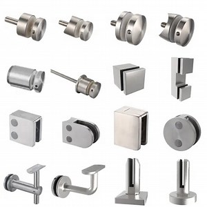 [Hot Item] Factory Glass Panel Hardware Wholesale Shower Door Glass Support Clamp