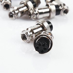 [Hot Item] Aviation Connector Gx12 12mm Circular Round Metal Plug Cable Connector Thread Coupling