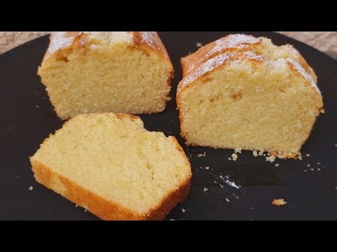 Cake à la crème fraîche épaisse ultra moelleux وصفة الكيك بالكريمة الطازجة