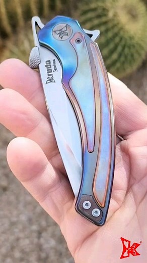 FEROCE... from the Vault with polished copper inlays and natural patina Original first design. Fire colored fame. Inlays showing natural Patina, no chemicals used. For more information email admin@krudoknives.com #whenwhatyoucarrymatters #krudoknives #pocketart #edcwithstyle #louiskrudodesigns #louiskrudojewelry #boldjewelryfortheunintimidated #silverjewelry #silverring #silverpendant #beboldorgohome | Krudo Knives | Facebook