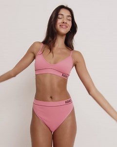 Hanes Originals Women's Rib Triangle Bra