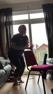 Tiger rose Merseyside instructor here ! I Want to post a video of one of my ladies. Mazzy Moo dancing along with me. I am super proud of her pushing through. sadly she is recovering after having a accident so was unable to do parts of the routine. So we had a video chat and I adapted the routine for her. I love you mazzy you always push through anything with a smile XXX ##bcdhome #tigerlillies #wirralliverpoolburlesquechairdance | Burlesque Chair Dance UK