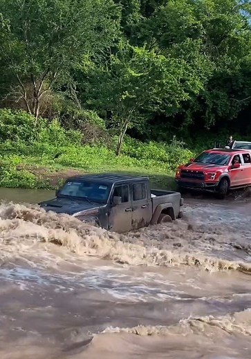 Qué bonito cuando los arroyos tienen agua | cars driving in water