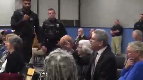 #BREAKING: Edison, NJ Town Council bans American flags at meetings. An angry resident protests by waving his American flag. Security removes him. | The Cenla Report