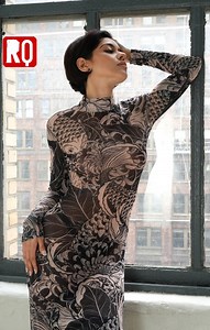 Japanese Bodycon Sheer Mesh Dress, Revealing See Through Dress - Etsy