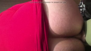 Back veiw fucking a dildo