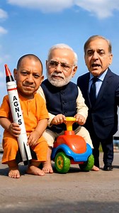 1.5M views · 35K reactions | 藍 Yogi Adityanath vs Shahbaz Sharif Debate Show | Modi Ji Funny Dialogue  #IndvsPak #funny #politicalmemes | Greatest Kahani | Facebook