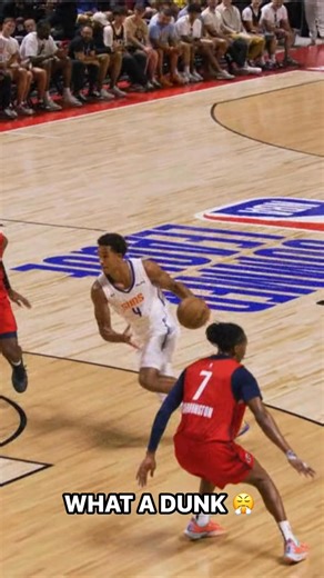Ighodaro hammers in the ONE-HAND slam! 🔥 WAS-PHX on ESPN 🏀 #NBA2KSummerLeague | NBA