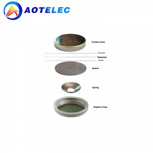 [Hot Item] Cr2032 Aotelec Stainless Steel Coin Cell Cases for Lab Battery Research Material