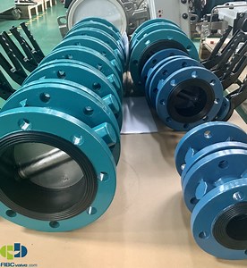 [Hot Item] Di Body Bonded Liner Electrical Actuator Concentric Butterfly Valve for Heavy Industry
