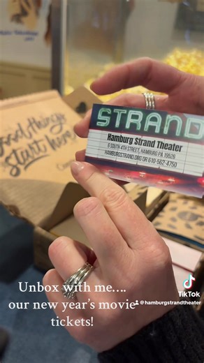 Movie tickets are here! Student punch cards $25, individual tickets, & Annual Passes $100 with a large 🍿! | The Hamburg Strand Movie House