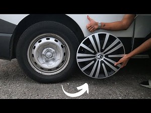 Vivaro Campervan conversion - Installing Hub Caps