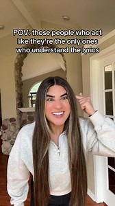 POV: People Who Think They're the Only Ones Who Understand Song Lyrics