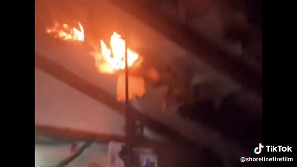 Fire showing from a residential dwelling 🔥