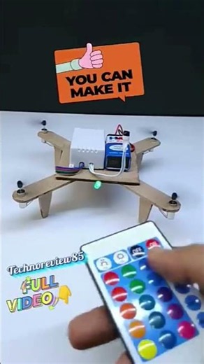 this is an amazing science project. it is a remote control drone model