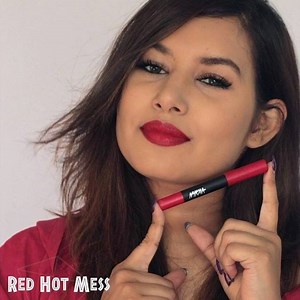 Hey guys! Here are the swatches for Nykaa's Pout Perfect range! Shades in the order of appearance: 1. Red hot mess 2. Sweet as honey 3. You make me blush 4. Spice spice baby 5. Ken to my Barbie 6. Smell the roses 7. Bare it baby doll 8. Like to mauve it | Sonal Sagaraya