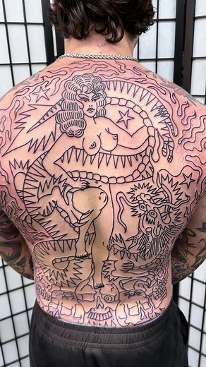 Traditional Backpiece: Tattoo Inspiration and Design