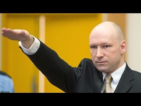 Norwegian Mass Killer Gives Nazi Salute in Court