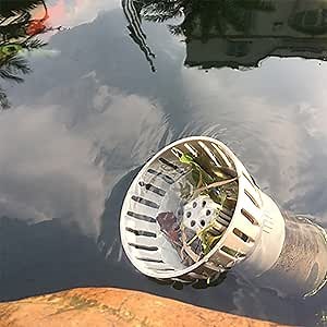 Swimming Pool Plastic Skimmer Replacement Basket Pool Skimmer Basket Swimming Pool Filter Debris Leaf Collector for Surface Water Discharge of Fishbowl, Fish Pond,Pond Cleaning Tool(50mm/2in)